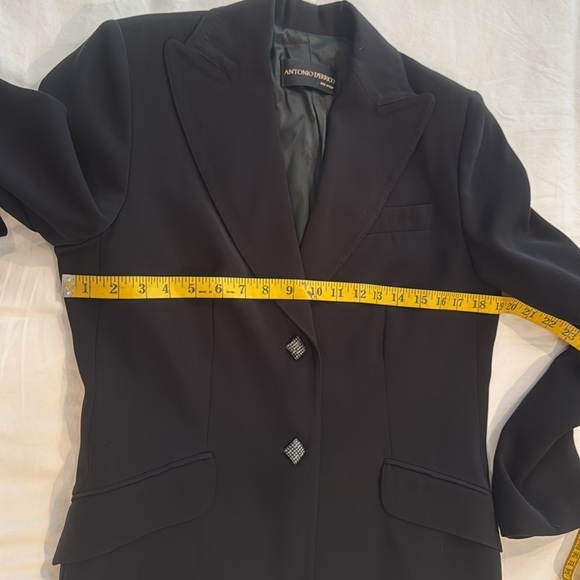 Antonio D’errico Made in Italy Women's Black Blazer - Picture 9 of 13